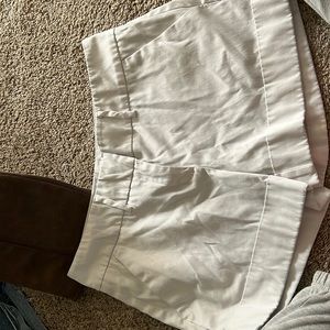 White New York and company cuffed shorts